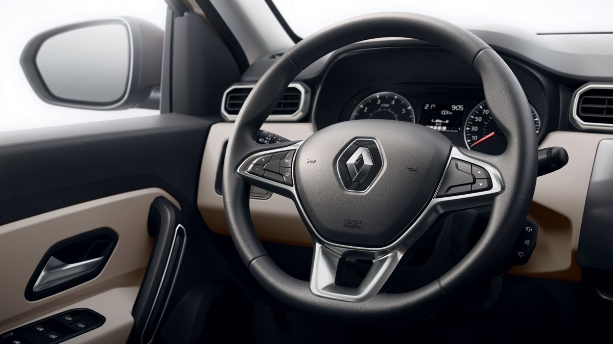 All-New Renault Duster steering wheel features and design