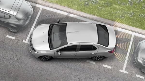 Renault Symbol rear parking distance control system