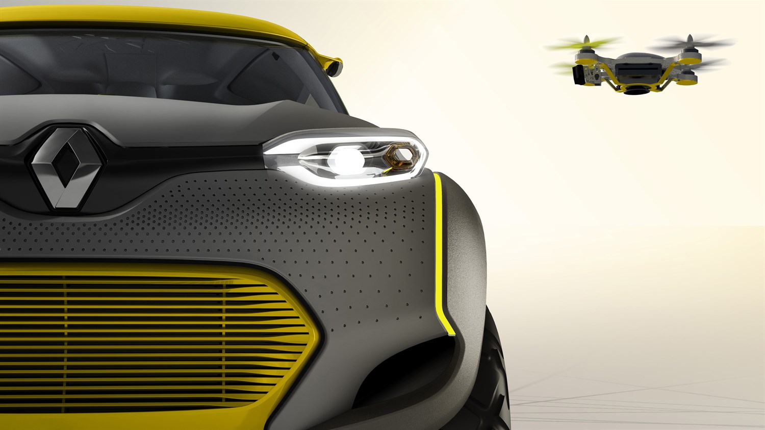 Renault KWID Concept Car Headlights Design