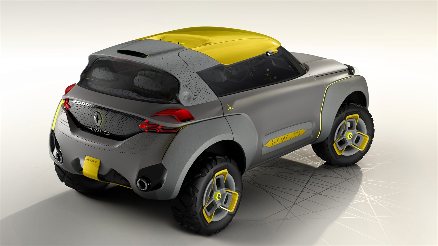 Renault KWID Concept Car Back Side View Dynamic Design
