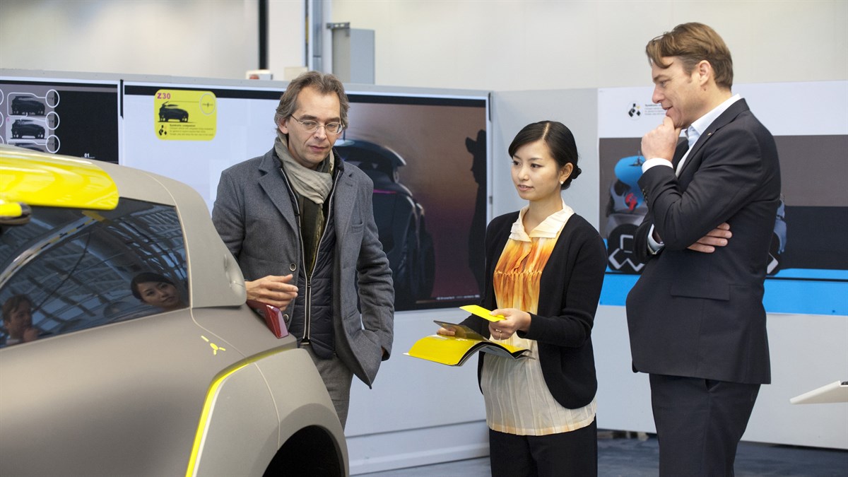 Renault KWID Concept Car Design Team Having Discussion 