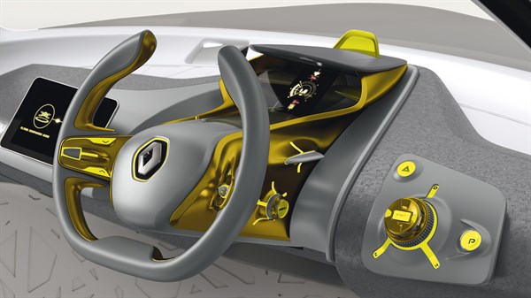 Renault KWID Concept Car Steering Wheel Design